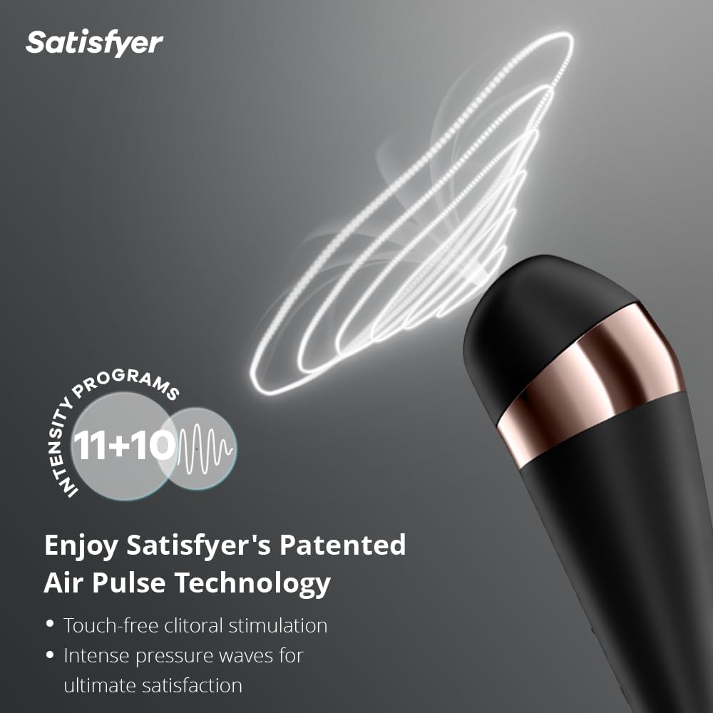 Satisfyer Pro 3 Plus Air Pulse Stimulator Clitoral Pressure Wave Vibrator