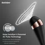 Satisfyer Pro 3 Plus Air Pulse Stimulator Clitoral Pressure Wave Vibrator