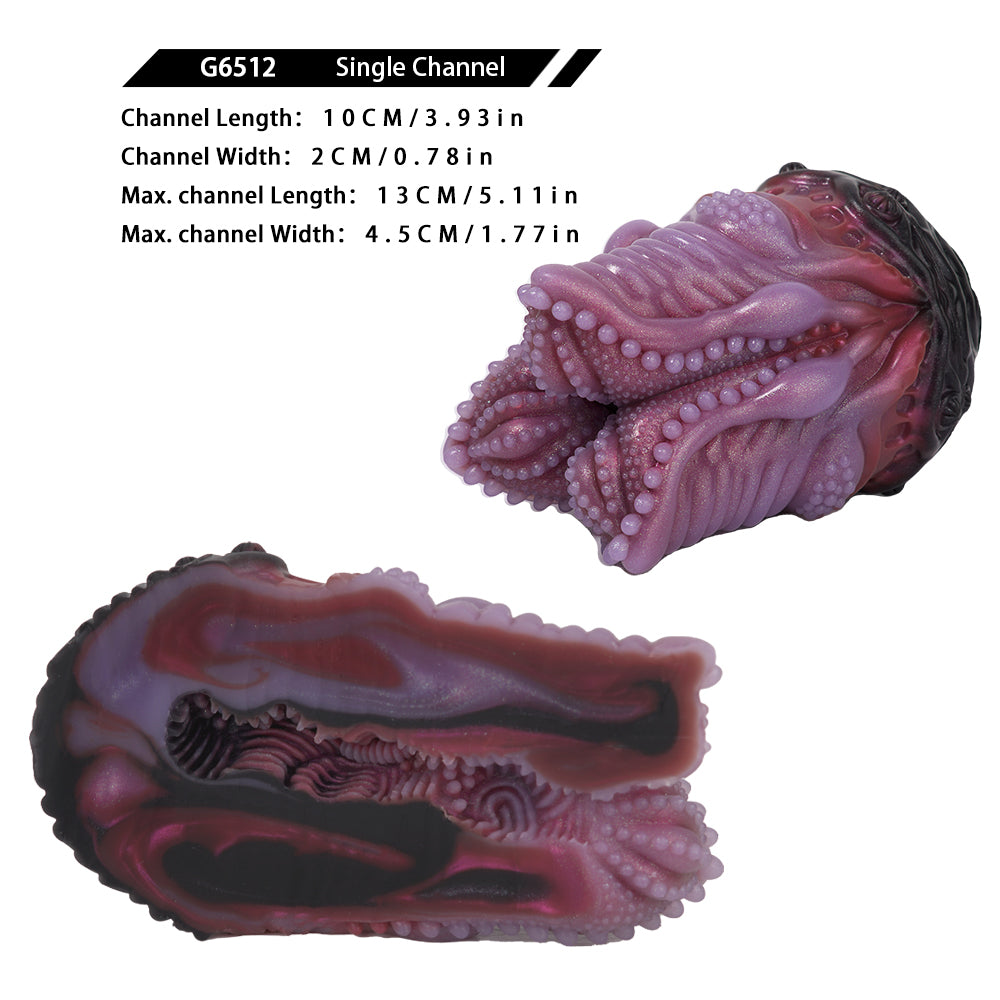 Fantasy Alien Petal Silicone Pocket Pussy Male Penis Massage Masturbation Stroker