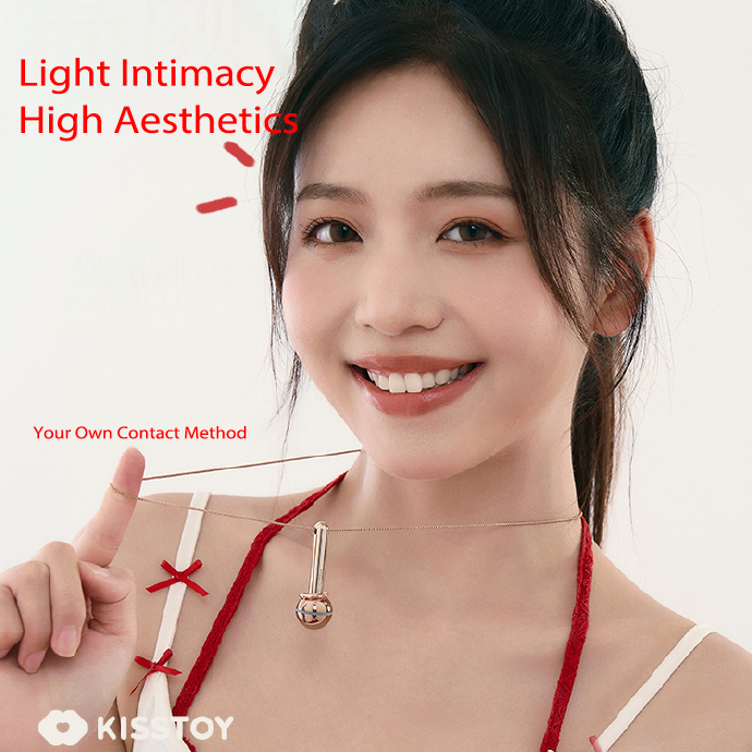 Kisstoy Candy Signal Vibrating Necklace with APP control