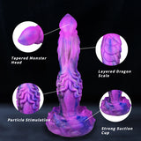 Poke - 9.45 Inch Thrusting Vibrating Monster Dildo