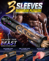 Aierle 2-IN-1  Electric Vacuum Pump Sex Toys Male Enlarger Male with APP control