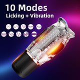 Mini Cyclone Oral Masturbator tongue licking vibrator