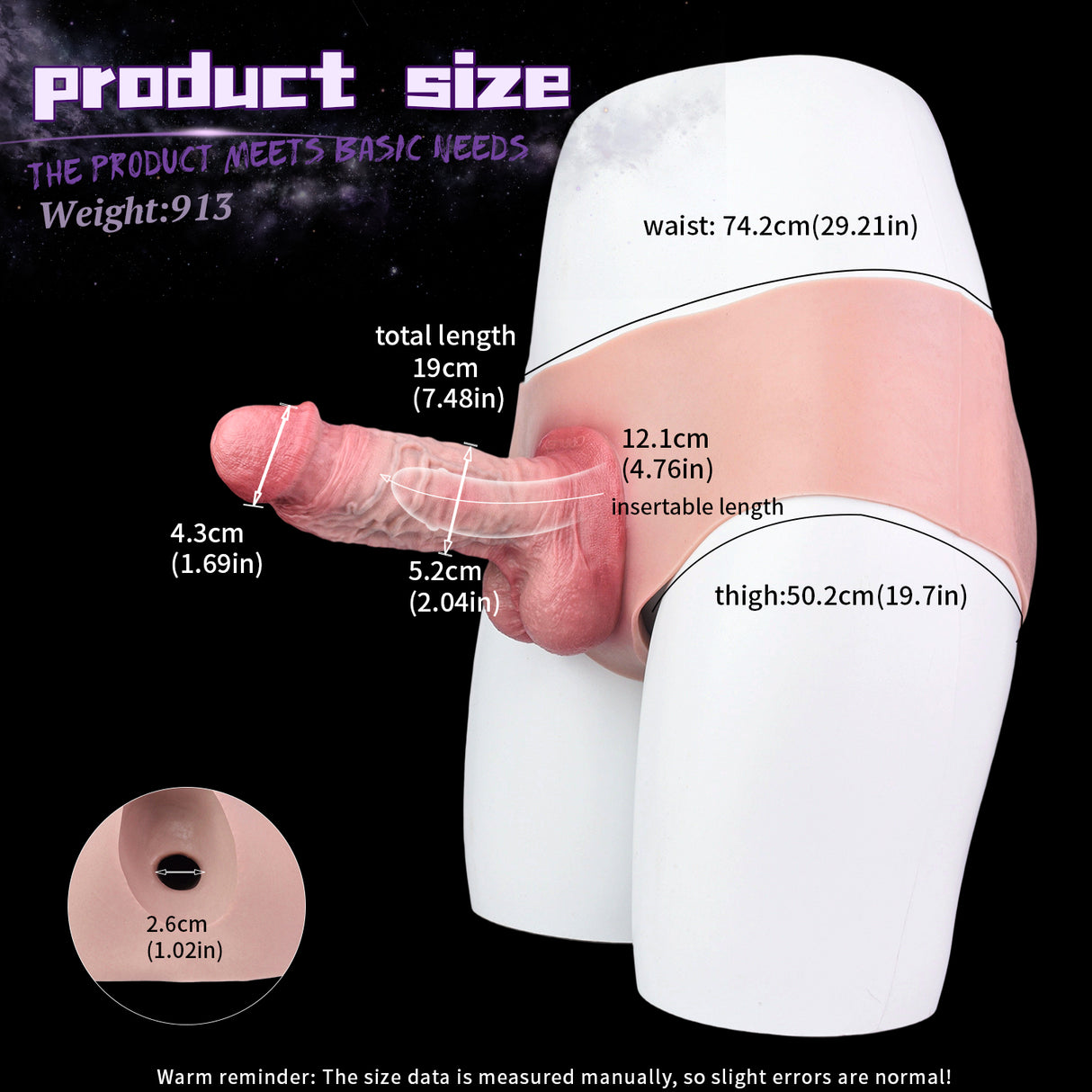 Enhance Size Comfort Sheath Underwear Silicone Penis Extender for Men 5213