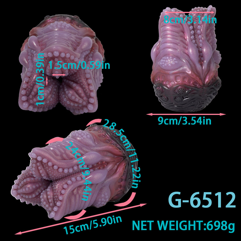 Fantasy Alien Petal Silicone Pocket Pussy Male Penis Massage Masturbation Stroker