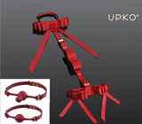 UPKO Bowknot Hogtie Portable Bondage Gear