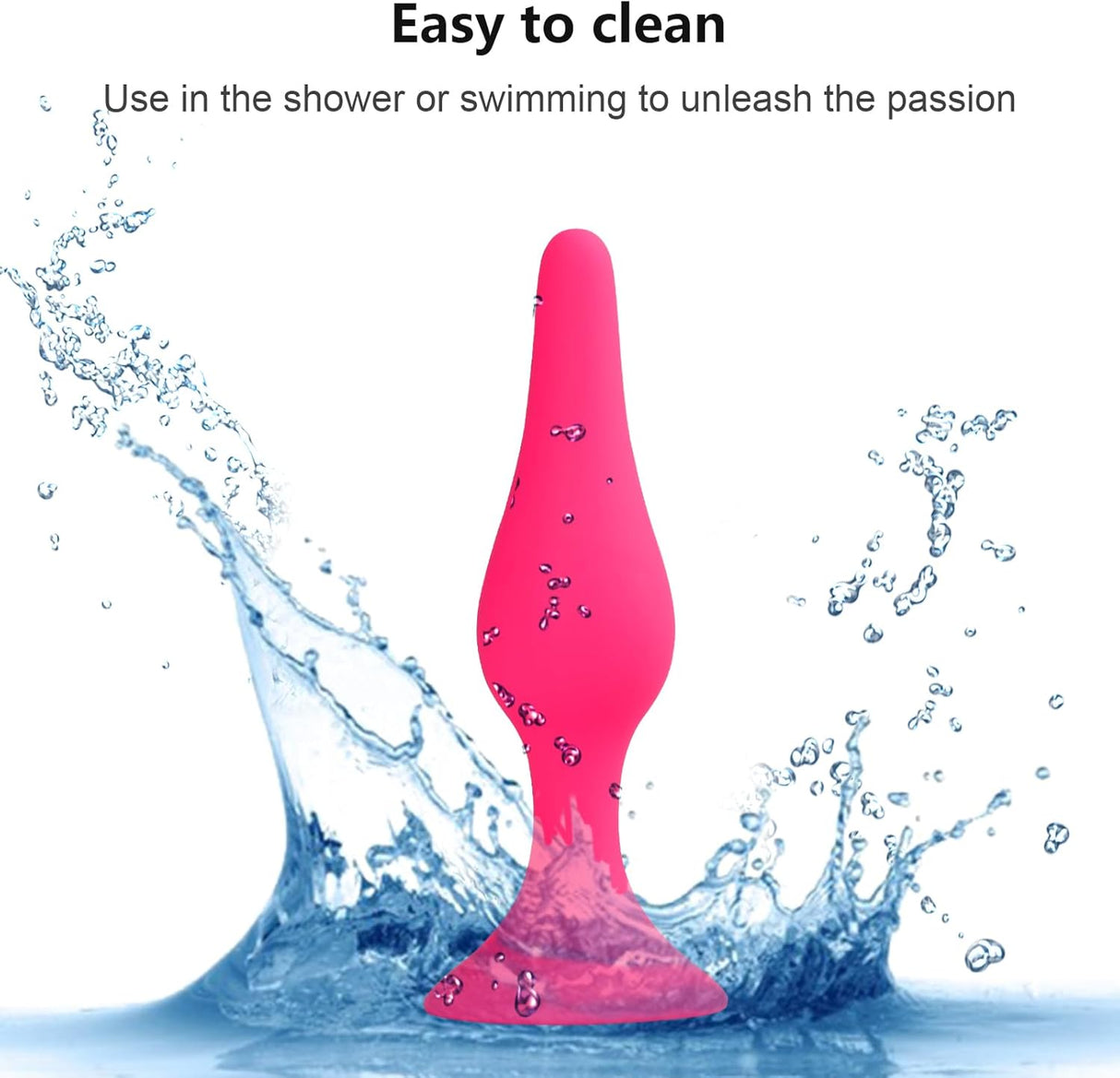 Silicone Anal Plugs Anal Sex Training Kit for Women Male and Beginners