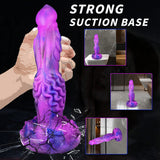 Poke - 9.45 Inch Thrusting Vibrating Monster Dildo