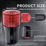 Male Sex Toys Rotating Vibrating Mini Male masturbator cup