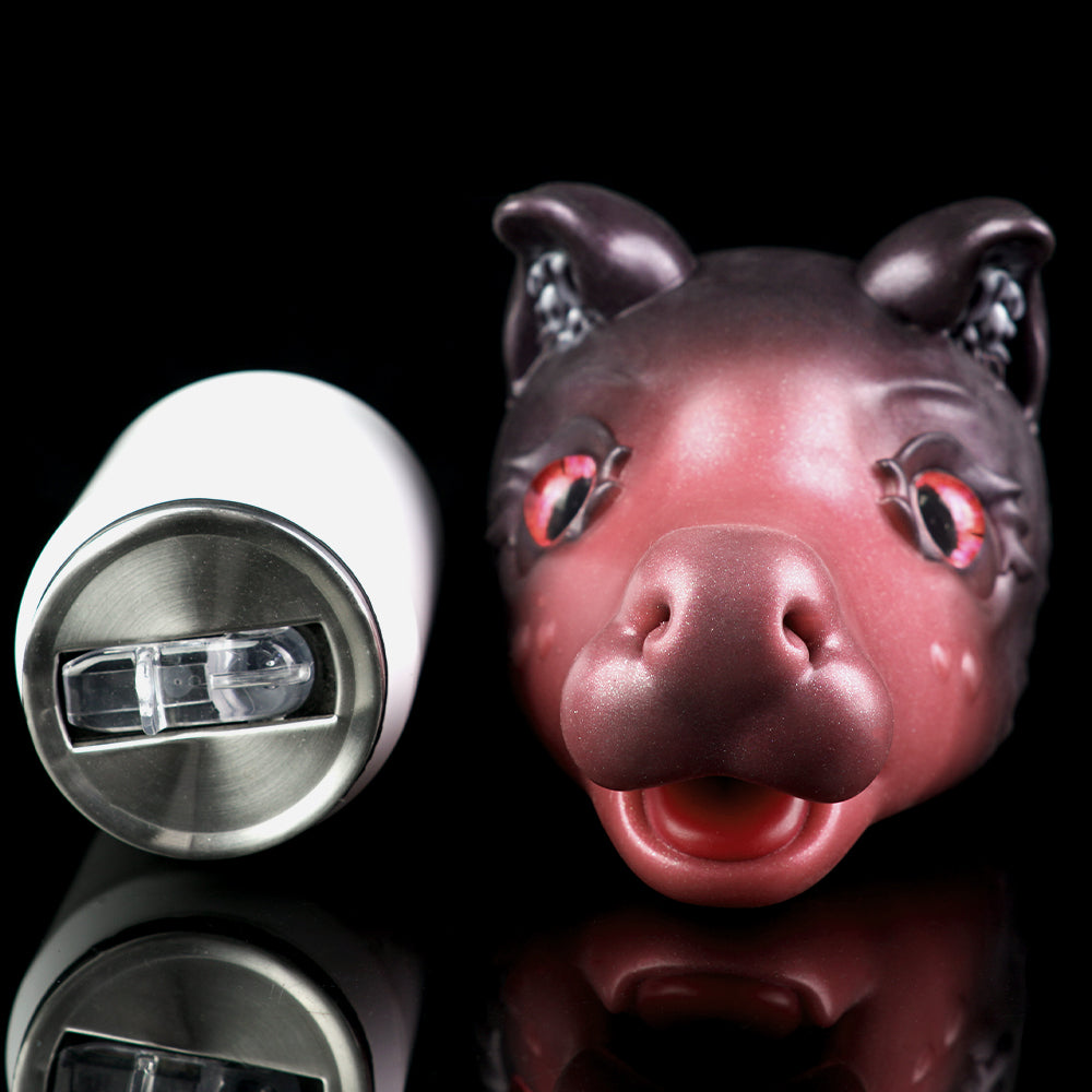 Cute Deer Realistic Anime Pocket Pussy - Male Blowjob Animal Penis Massage Oral Sex Masturbator