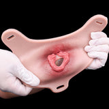 G1154 Realistic Wearable Fake Vagina Patch Life Size Silicone Pussy Panty Sex Toys for Men Gay