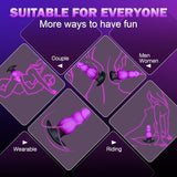Large Vibrating Butt Plug Prostate Massager Anal Vibrator, Large Anal Plug Huge Buttplug