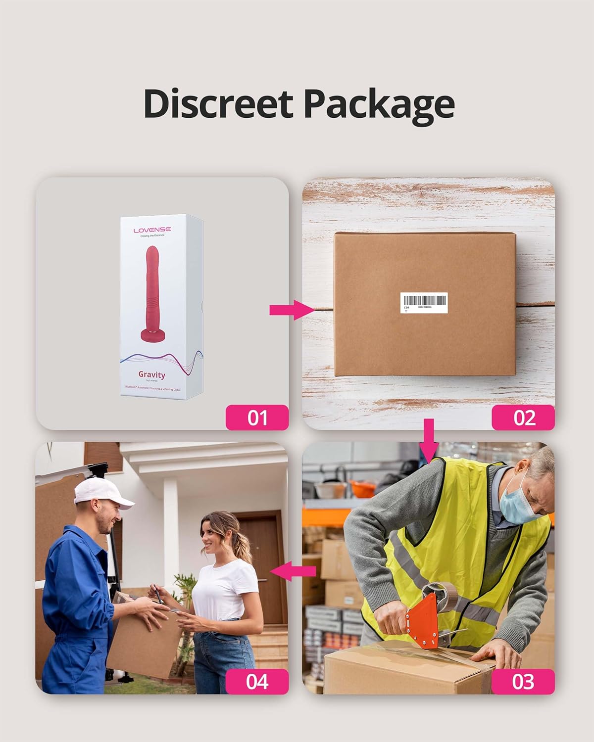 Lovense Gravity App controlled Automatic Thrusting & Vibrating Dildo