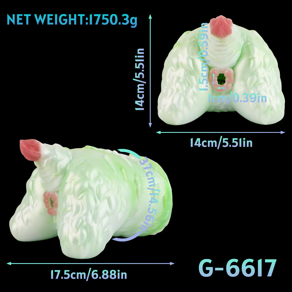 Monster Spirit Beast Fantasy Ass Pocket Pussy - Single-Channel Silicone Male Masturbation Stroker