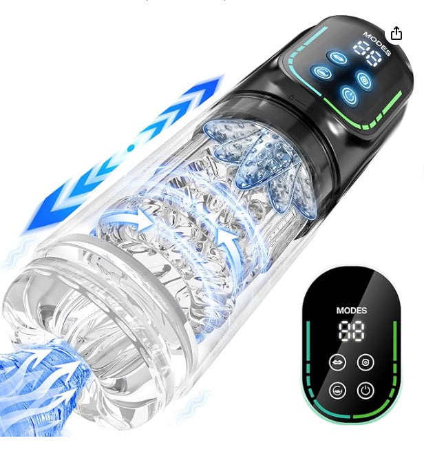 Male Masturbator Penis Pump Licking rotating sucking Enlargers for men