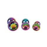 Chisa Rainbow Gem Butt Plug Set (3 Piece)