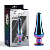 Chisa Classic Rainbow Butt Plug 4.4 Inch