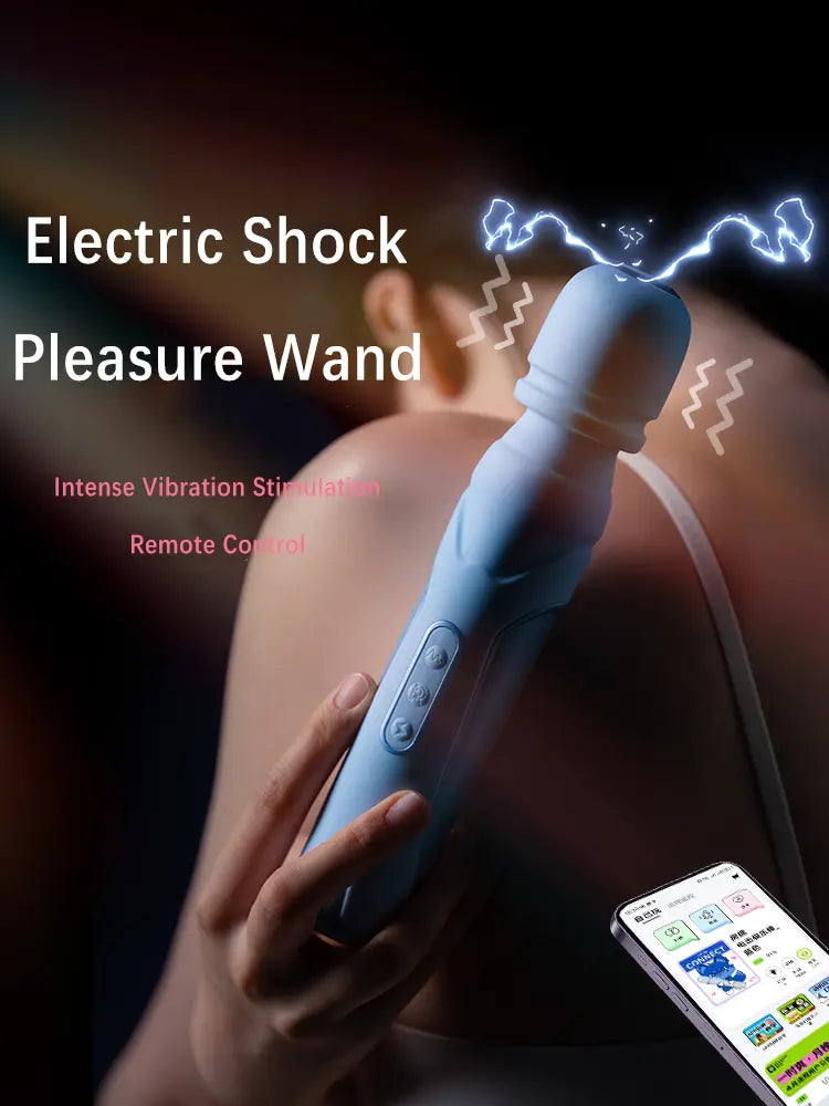 Roomfun Electric shock pleasure vibrator AV wand with APP control