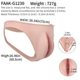 FAAK Men's Hiding Gaff Panty Crossdressing Panties Realistic Camel Toes for Crossdresser Transgender