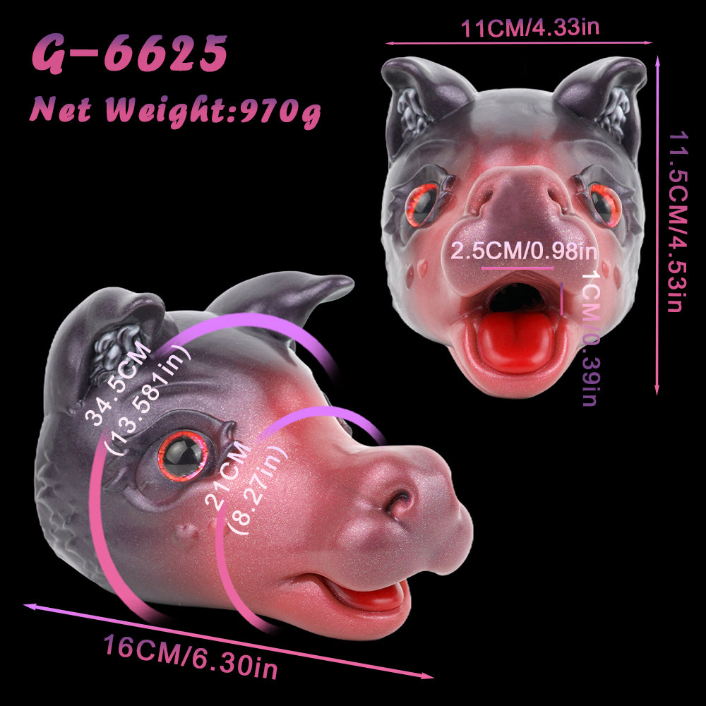 Cute Deer Realistic Anime Pocket Pussy - Male Blowjob Animal Penis Massage Oral Sex Masturbator