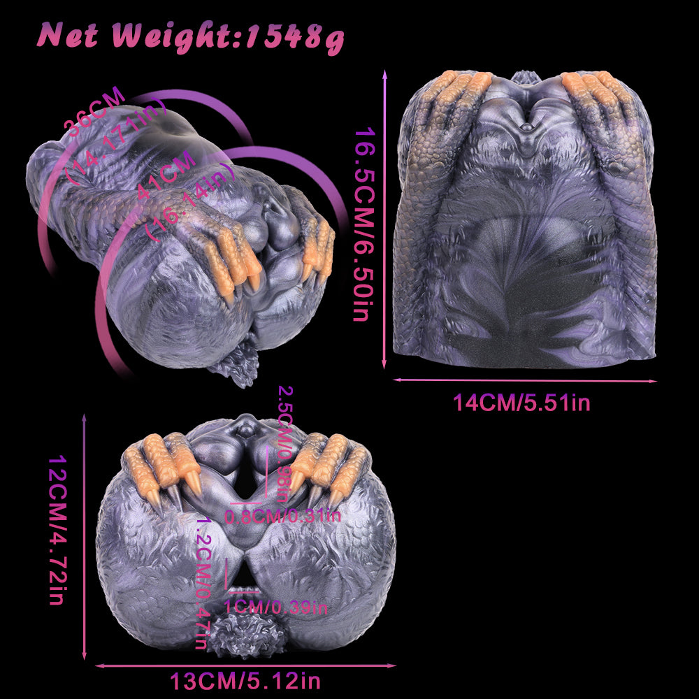 Lizard Buttocks Torso Sex Doll Realistic Animal Pussies Penis Male Masturbator