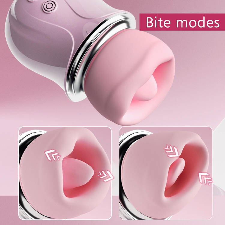 Licking Tongue clitoral Stimulator with APP control for women