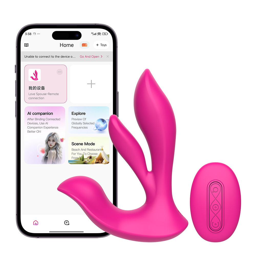 Wearable vibrator with APP Remote control