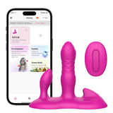 Pad vibe Ride sitting vibrator Dildo with APP and remote control for female stimulator