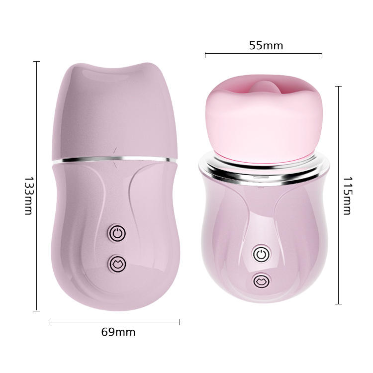 Licking Tongue clitoral Stimulator with APP control for women