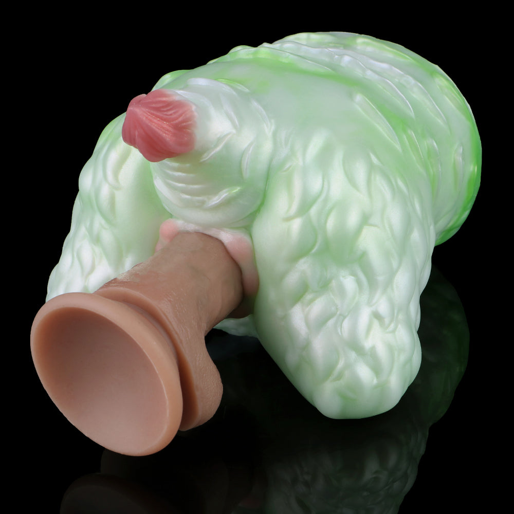 Monster Spirit Beast Fantasy Ass Pocket Pussy - Single-Channel Silicone Male Masturbation Stroker