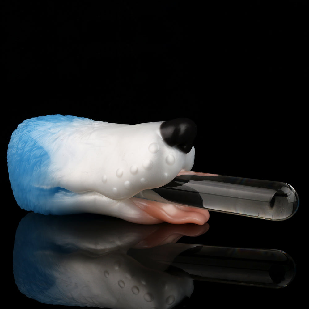 Cute Snoopy Dog-Mouth Blowjob Pocket Pussy - Fantasy Penis Massage Oral Sex Masturbator