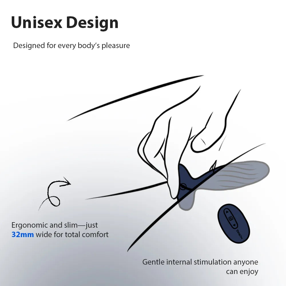 SVAKOM JORDAN APP-Controlled Interactive Thrusting Anal Vibrator