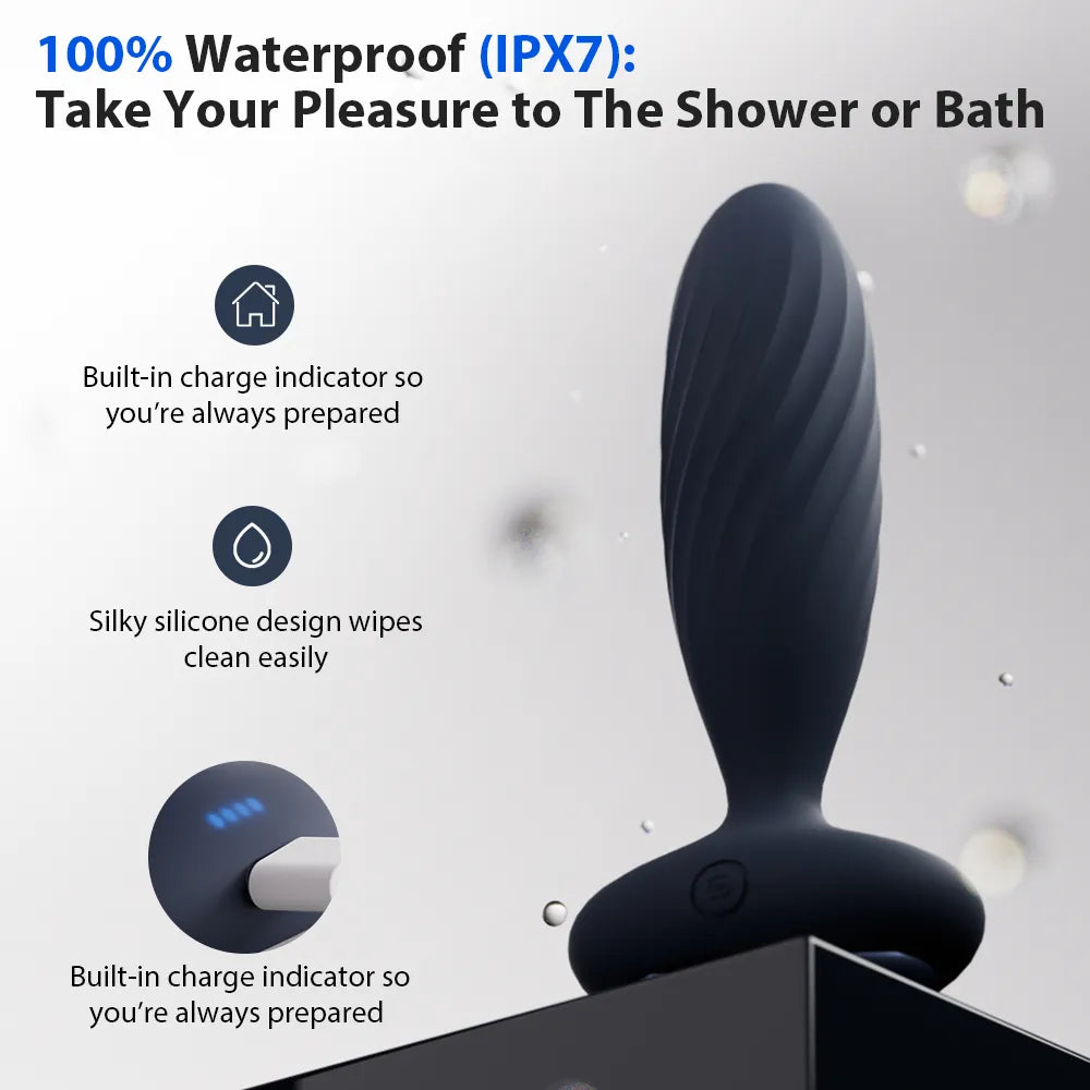 SVAKOM JORDAN APP-Controlled Interactive Thrusting Anal Vibrator