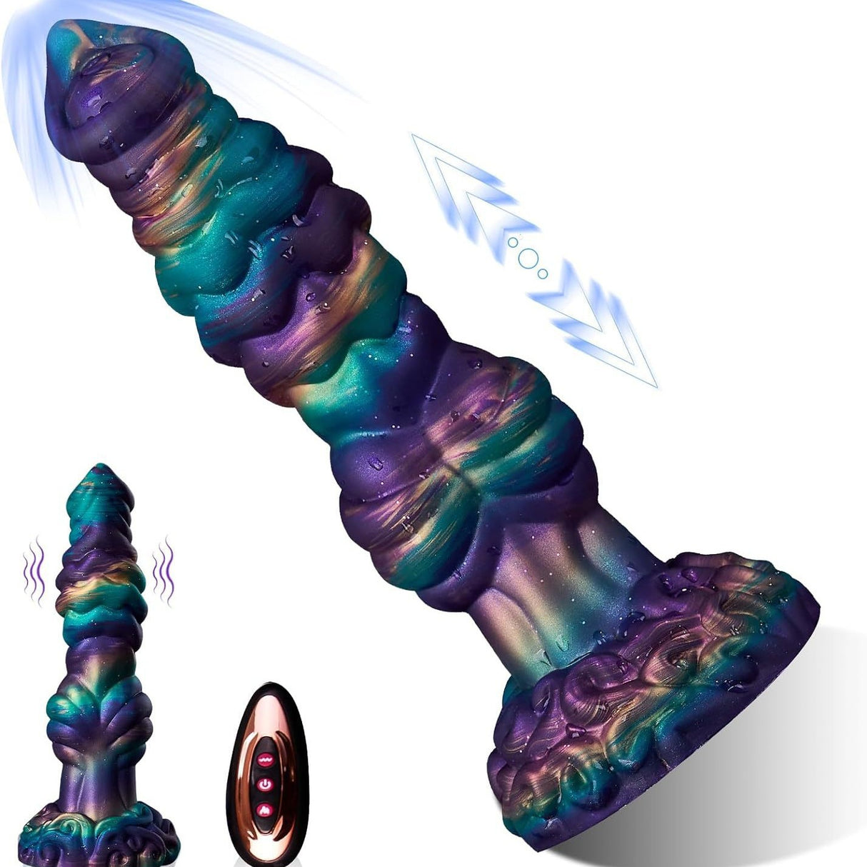 10-Inch Adult Toy - Multi-Function Dildo Vibrator for G-Spot Stimulation
