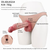 Fantasy Wear 8.11 Inch Sheath Underwear Realistic Silicone Penis Extender 5214