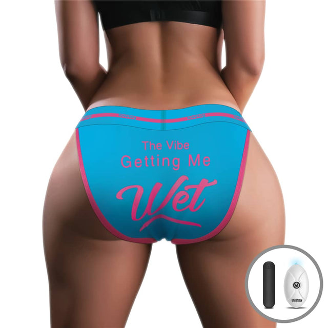 Blue Wet Vibrating Sexy Panties Paired With Remote Control Bullet honeysx Blue Wet Vibrating Sexy Panties Paired With Remote Control Bullet honeysx