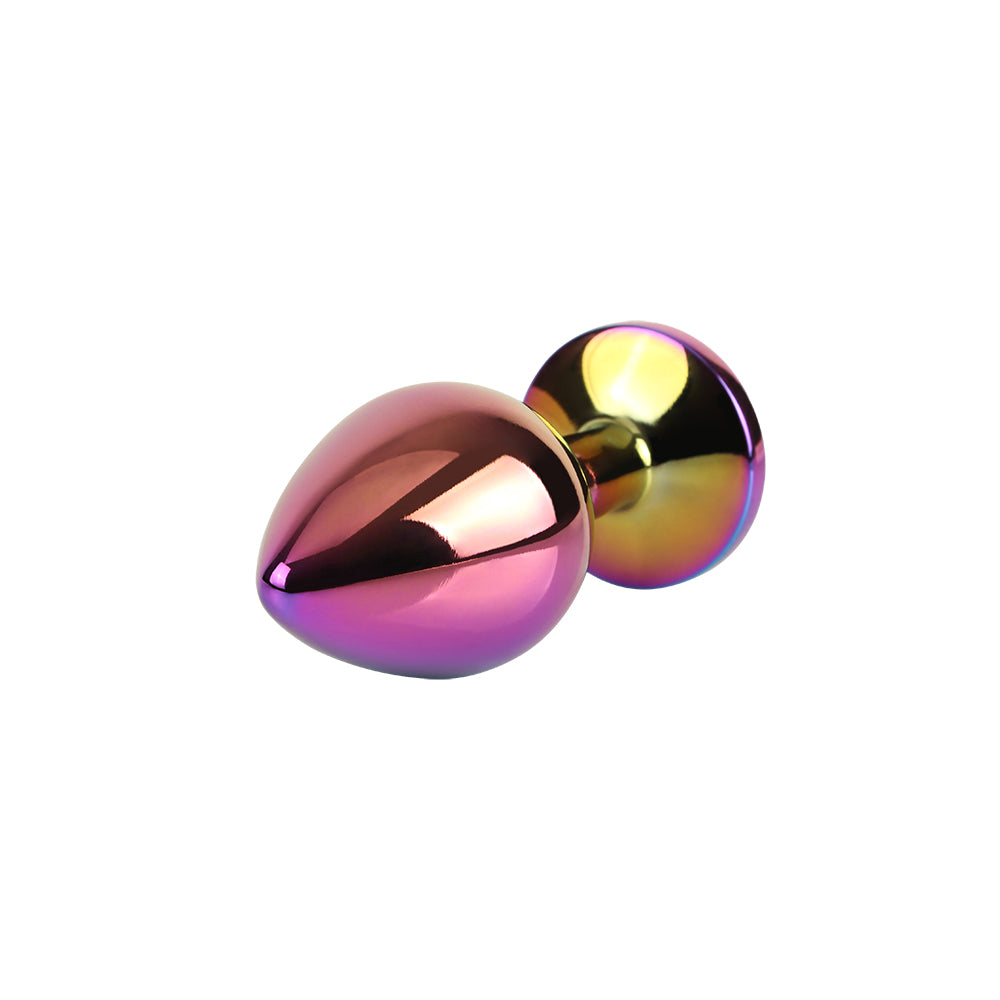Chisa Rainbow Gem Butt Plug M 2.9In insertable