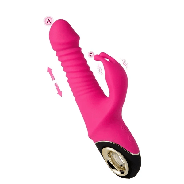Swinging Rabbit Thrusting & Rotating G-Spot Rabbit Vibrator honeysx Swinging Rabbit Thrusting & Rotating G-Spot Rabbit Vibrator honeysx