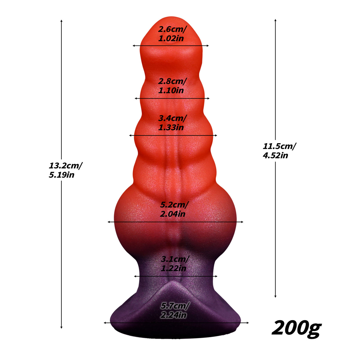 Large Vibrating Thrusting Dildo vibrator butt plug with APP control