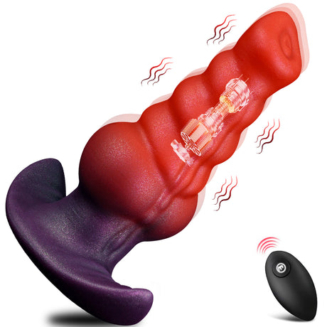 Large Vibrating Thrusting Dildo vibrator butt plug with APP control