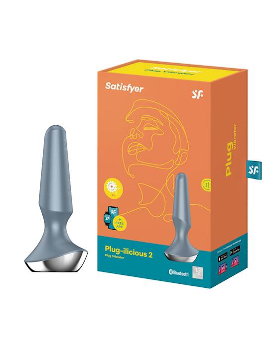 Satisfyer Plug-ilicious 2 Anal Plug vibrator 5.3 Inch connect App honeysx Satisfyer Plug-ilicious 2 Anal Plug vibrator 5.3 Inch connect App honeysx