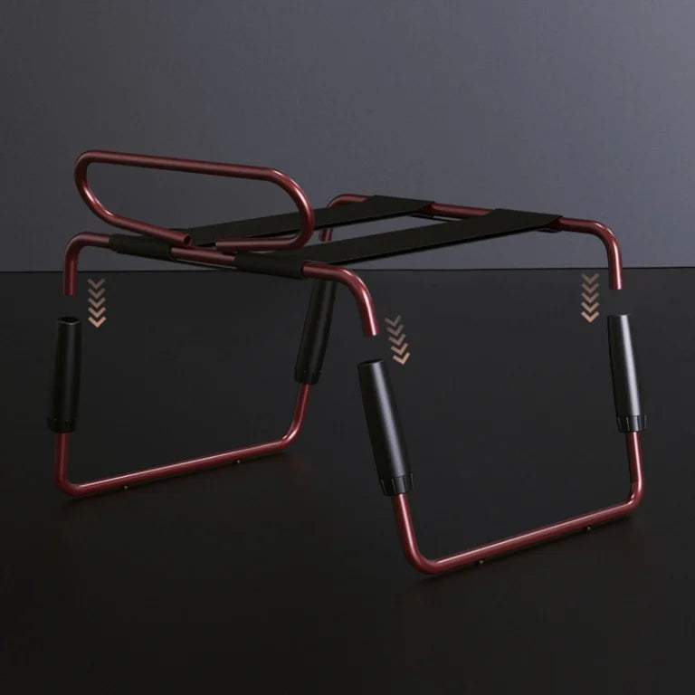 Roomfun Develop sex positions Wine red sex chair