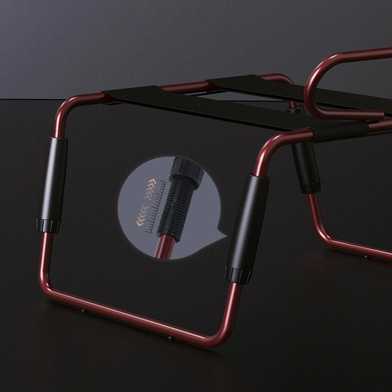 Roomfun Develop sex positions Wine red sex chair