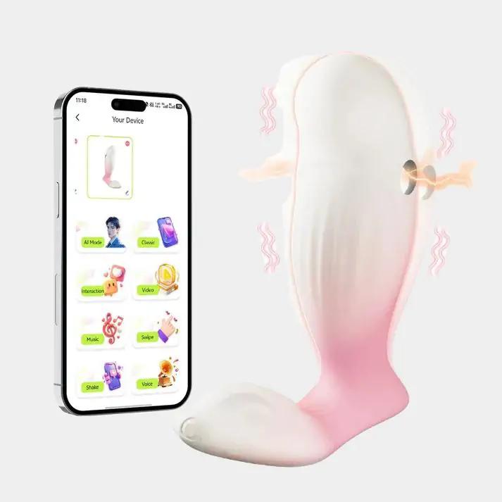 Yeain Squirrel Wearable E Stim and G Spot Vibrator shock clitoris vibrator APP