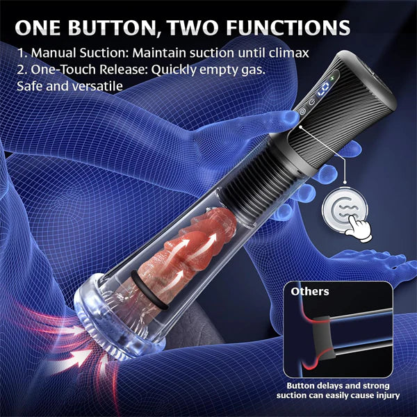 Male Masturbator Penis Pump Enlarger glans trainer
