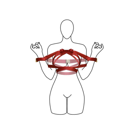 UPKO Bowknot Body Straps Bondage Set