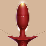 UPKO Remote control Swinging&Vibrating Anal Plug With Fox Fur Tail