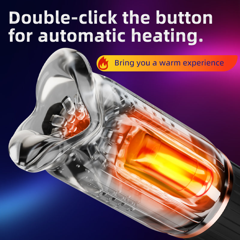 Mini Cyclone Oral Masturbator tongue licking vibrator