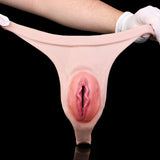 G1222 Gay Strap On Realistic Pussy Panties Life Size Vaginal Penis Massage Masturbation Toy