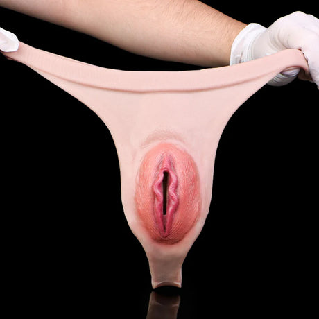 G1222 Gay Strap On Realistic Pussy Panties Life Size Vaginal Penis Massage Masturbation Toy
